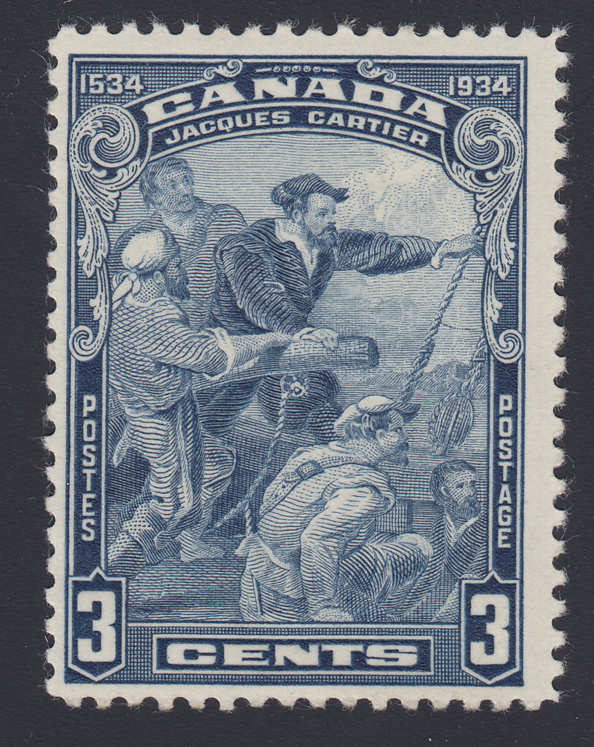 0208CA1802 - Canada #208 - Mint &#39;Topless 4&#39; Unlisted Variety