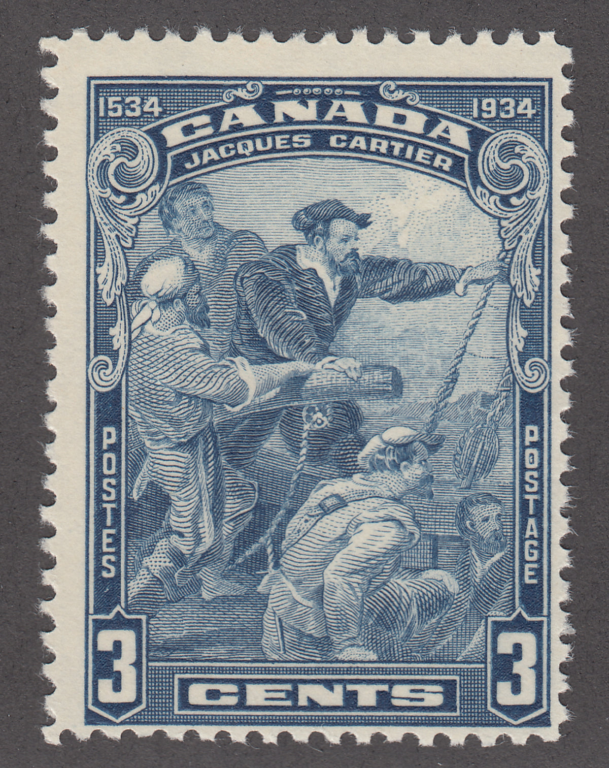 0208CA1805 - Canada #208iii - Mint &#39;Hairline from Hand&#39; Variety