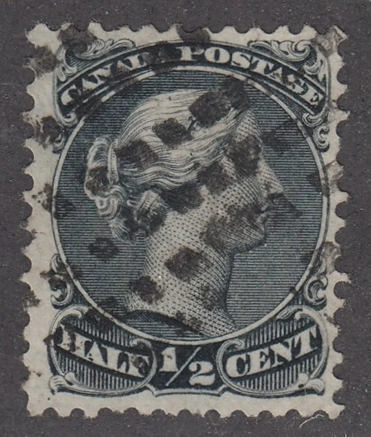 0021CA2103 - Canada #21, Fancy Cancel