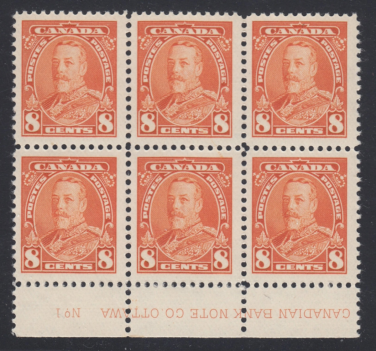 0222CA2104 - Canada #222 - Plate Block