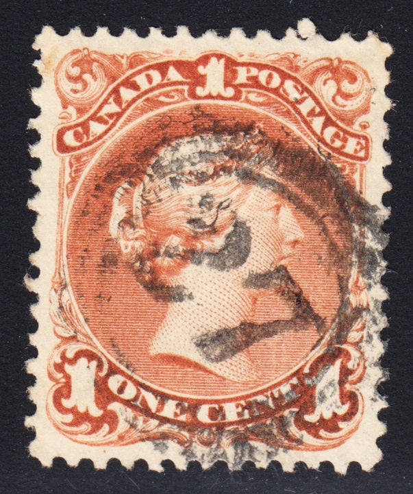 0022CA2003 - Canada #22, 4-Ring Numeral Cancel &#39;27&#39;