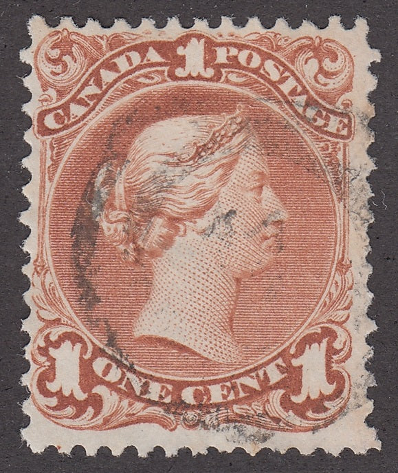 0022CA2012 - Canada #22ii, 2-Ring Numeral Cancel &#39;4&#39;