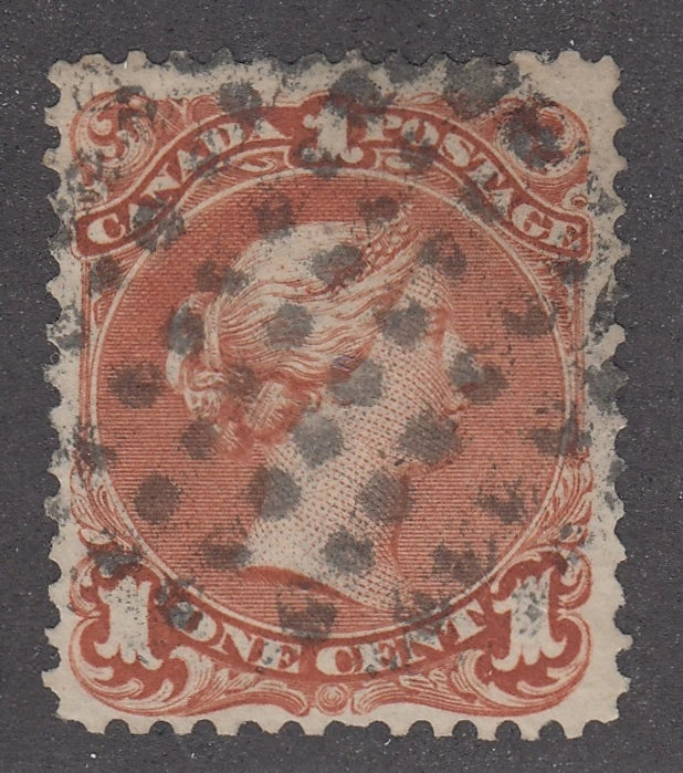 0022CA2103 - Canada #22b, Fancy Cancel