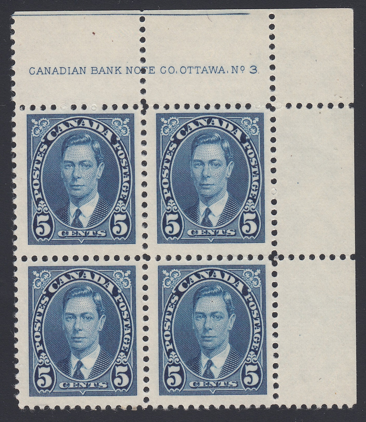 0235CA1801 - Canada #235 Mint Plate Block of 4