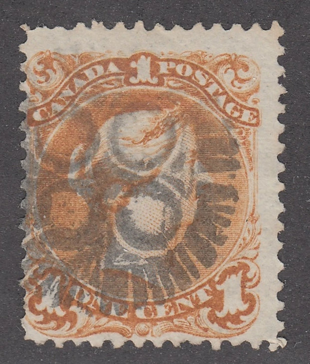 0023CA2103 - Canada #23, Fancy Cancel