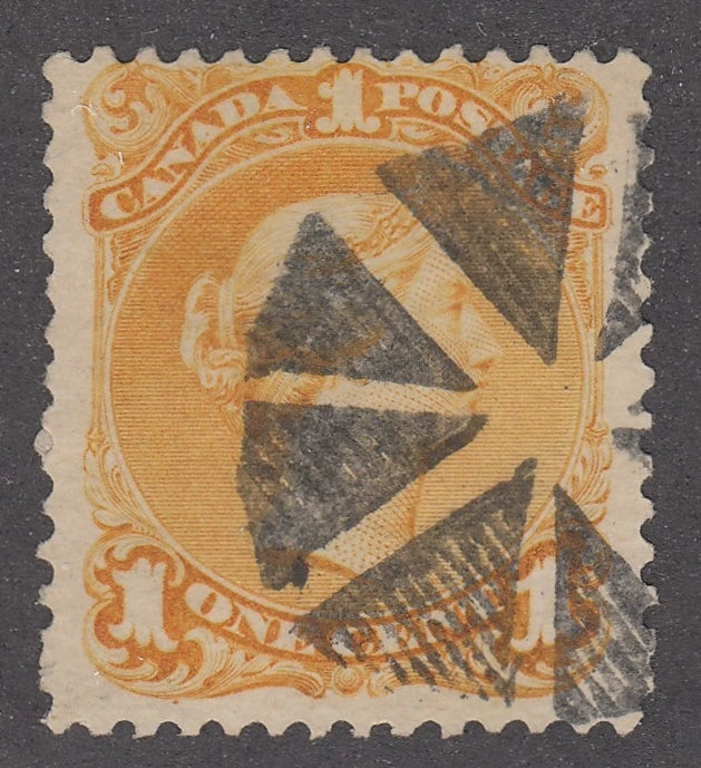 0023CA2103 - Canada #23, Fancy Cancel