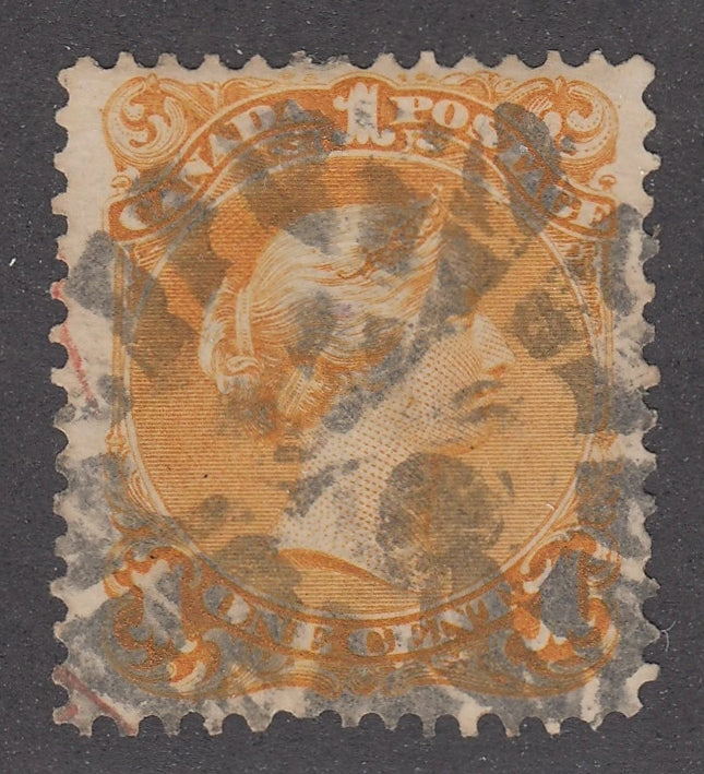 0023CA2103 - Canada #23, Fancy Cancel