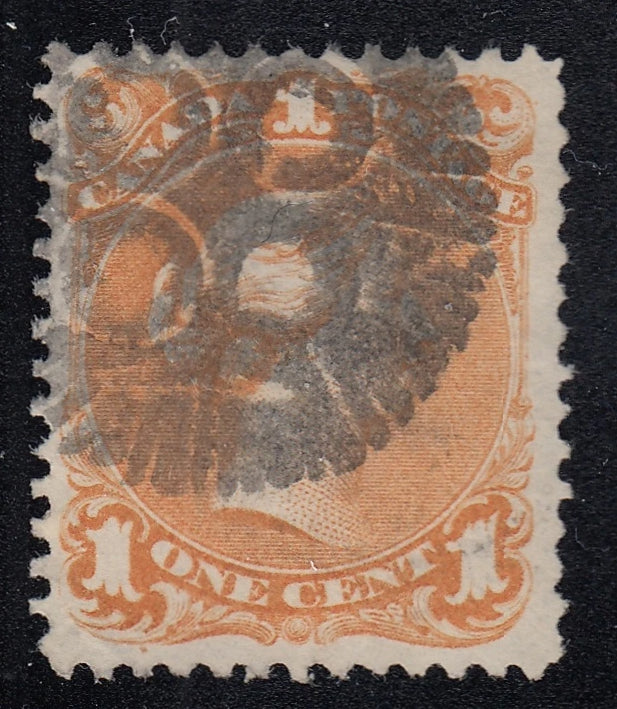 0023CA2103 - Canada #23, Fancy Cancel