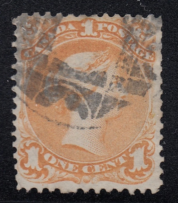 0023CA2103 - Canada #23iii, Fancy Cancel