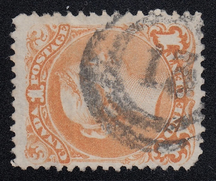 0023CA2103 - Canada #23iii, 2-Ring Numeral Cancel &#39;13&#39;