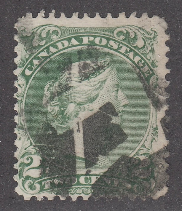 0024CA2103 - Canada #24, Fancy Cancel