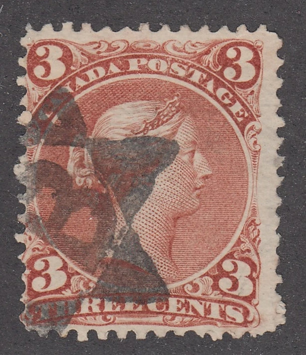 0025CA2103 - Canada #25, Fancy Cancel