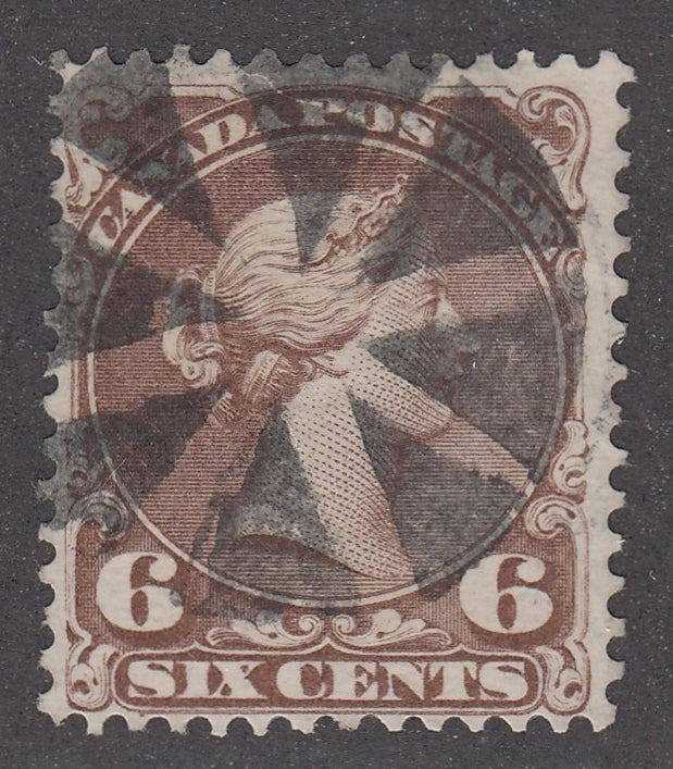 0027CA2103 - Canada #27, Fancy Cancel