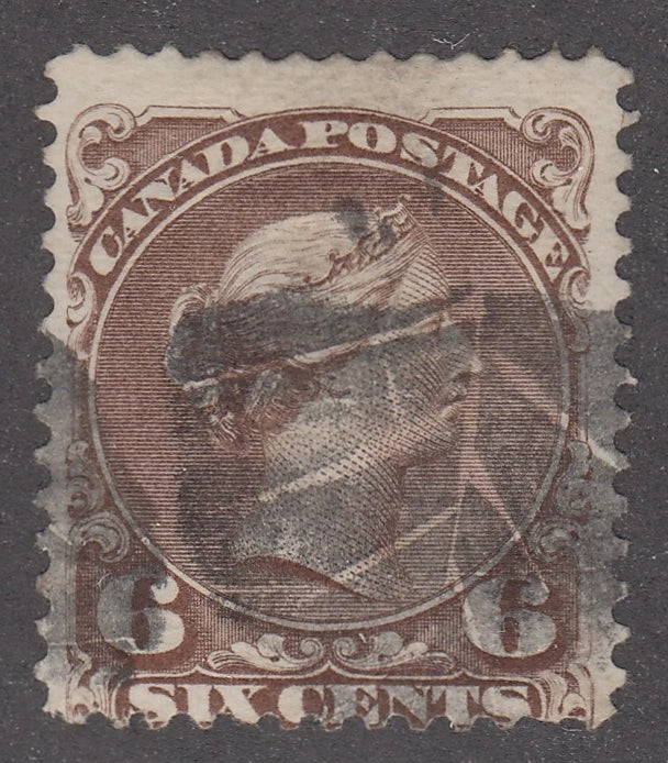 0027CA2103 - Canada #27, Fancy Cancel