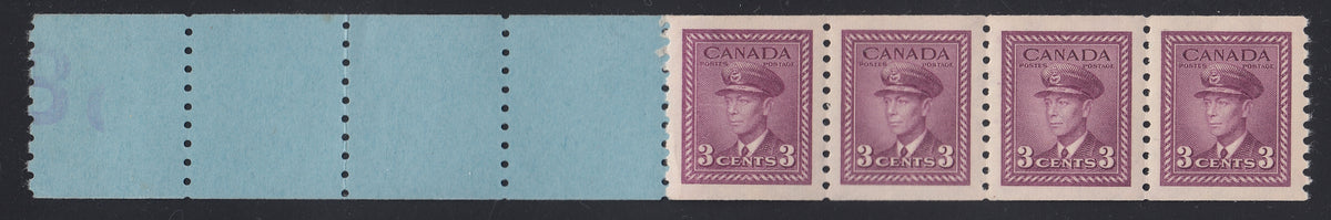 0280CA1802 - Canada #280, Start Strip of 4