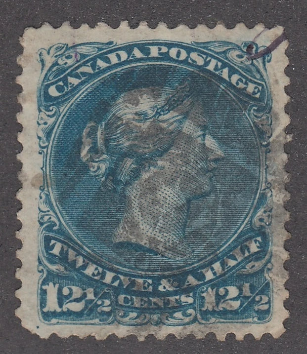 0028CA2103 - Canada #28, Fancy Cancel