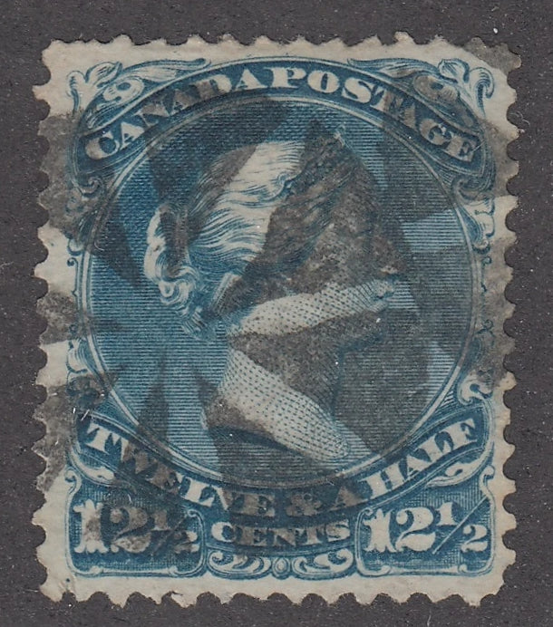 0028CA2103 - Canada #28, Fancy Cancel