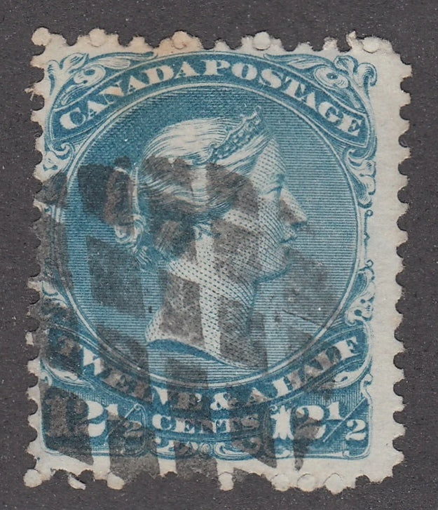 0028CA2103 - Canada #28, Fancy Cancel