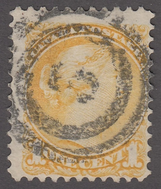 0035CA2012 - Canada #35, 2-Ring Numeral Cancel &#39;3&#39;