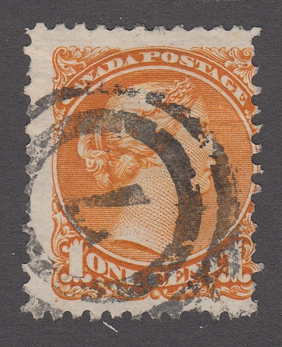 0035CA2011 - Canada #35a 2 Ring Numeral Cancel &#39;7&#39;