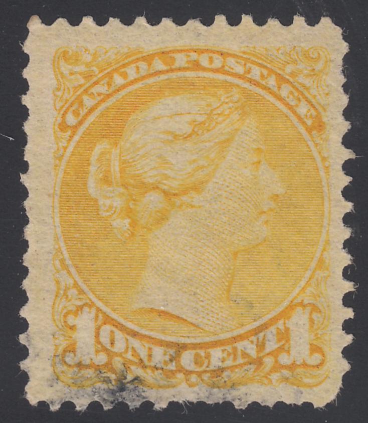 0035CA1710 - Canada #35viii - Used &#39;Strand of Hair&#39; Variety