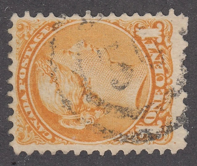 0035CA2104 - Canada #35vii, 2-Ring Numeral Cancel &#39;3_&#39;