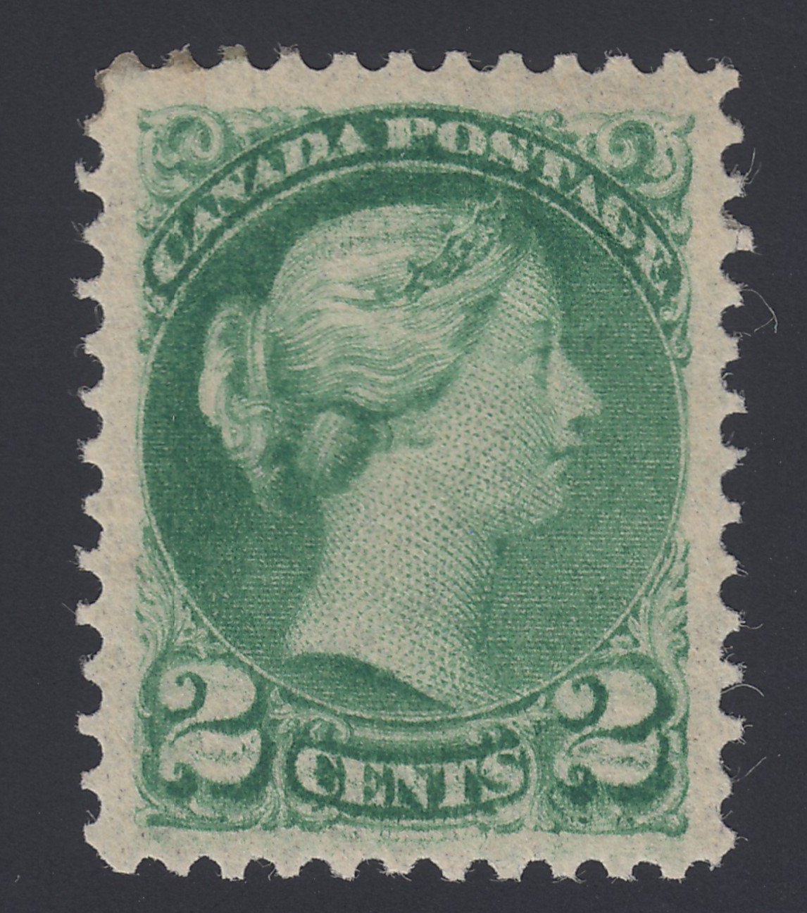 0036CA1808 - Canada #36f - Mint, Double Impression