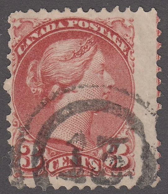 0037CA2012 - Canada #37  2 Ring Numeral Cancel &#39;13&#39;