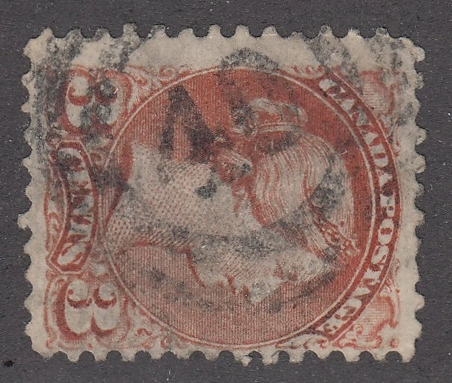 0037CA2103 - Canada #37, 2-Ring Numeral Cancel &#39;40&#39;