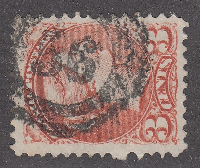 0037CA2103 - Canada #37, 2-Ring Numeral Cancel &#39;56&#39;