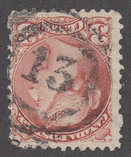 0037CA2104 - Canada #37, 2-Ring Numeral Cancel &#39;13&#39;