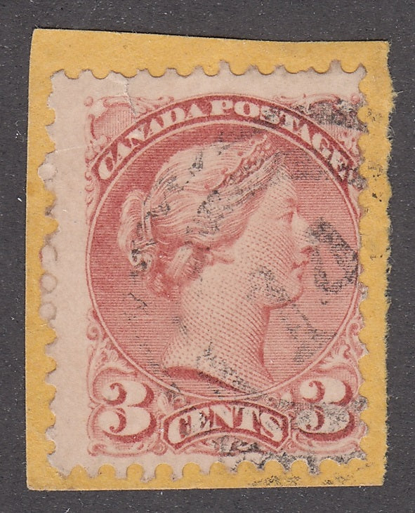 0037CA2104 - Canada #37, 2-Ring Numeral Cancel &#39;14&#39;