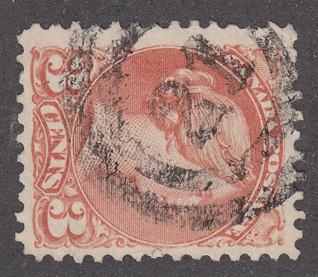 0037CA2104 - Canada #37, 2-Ring Numeral Cancel &#39;21&#39;