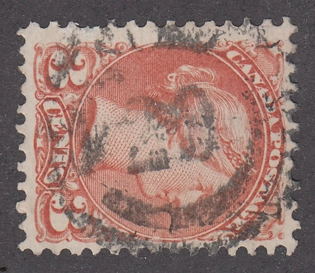 0037CA2104 - Canada #37, 2-Ring Numeral Cancel &#39;29&#39;