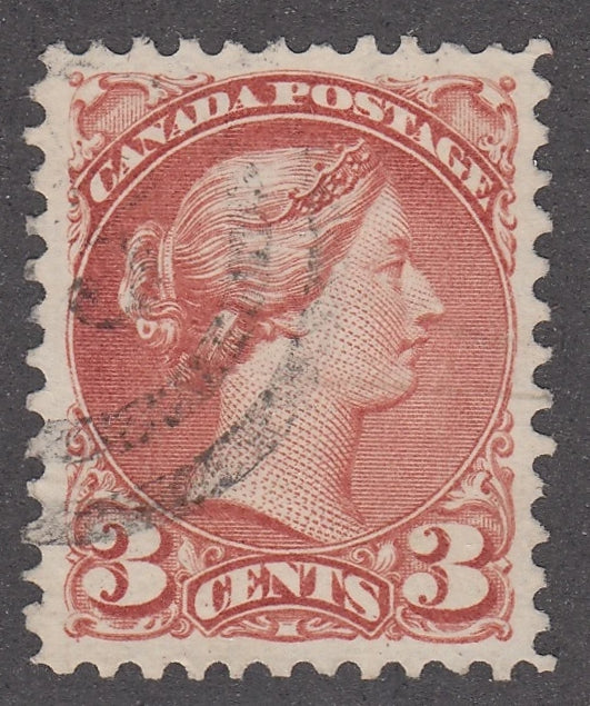 0037CA2104 - Canada #37, 2-Ring Numeral Cancel &#39;_5&#39;