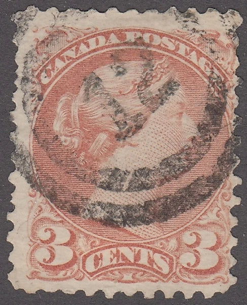 0037CA2012 - Canada #37b 2 Ring Numeral Cancel &#39;12&#39;