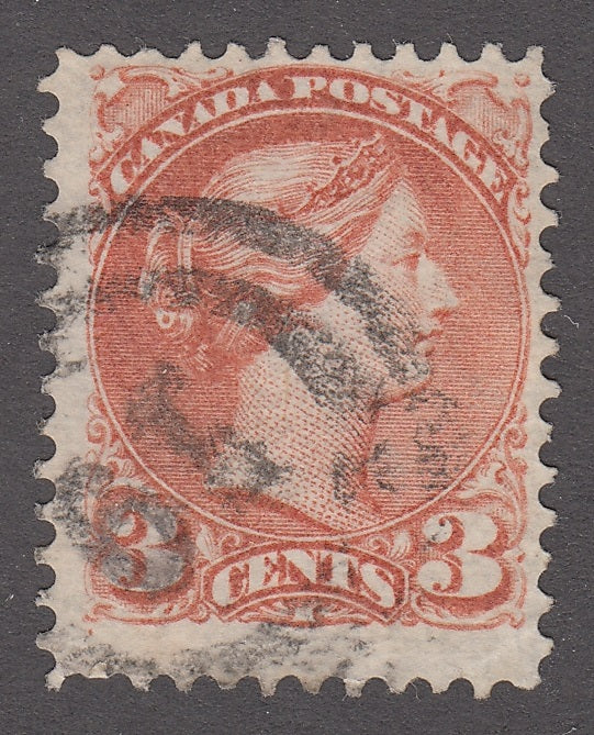 0037CA2011 - Canada #37 2 Ring Numeral Cancel &#39;19&#39;