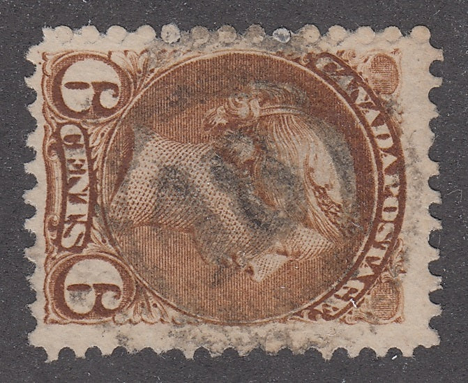 0039CA2104 - Canada #39, 2-Ring Numeral Cancel &#39;18&#39;