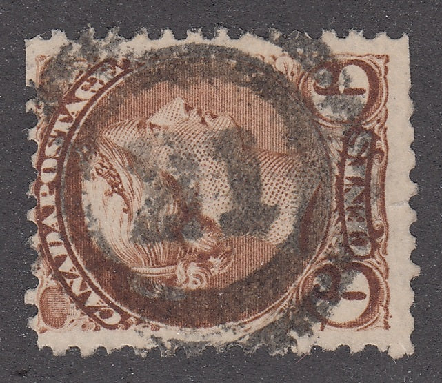 0039CA2104 - Canada #39, 2-Ring Numeral Cancel &#39;21&#39;