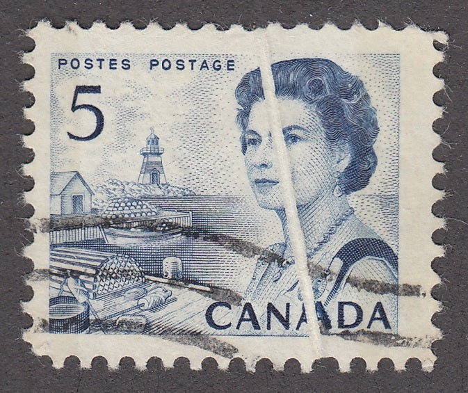 0458CA2012 - Canada #458 - Used, Pre-Printing Crease