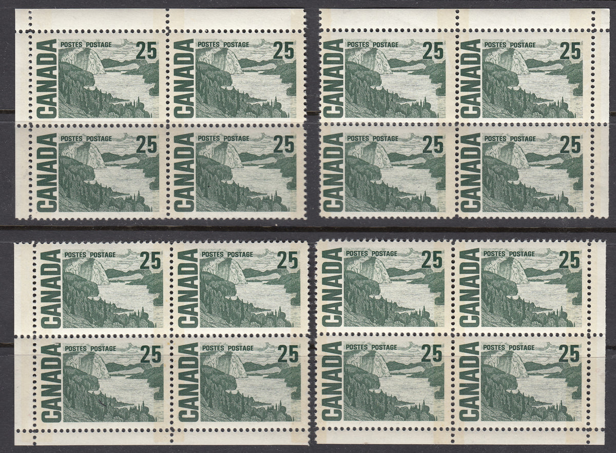 0465CA1801 - Canada #465p Corner Block Matched Set