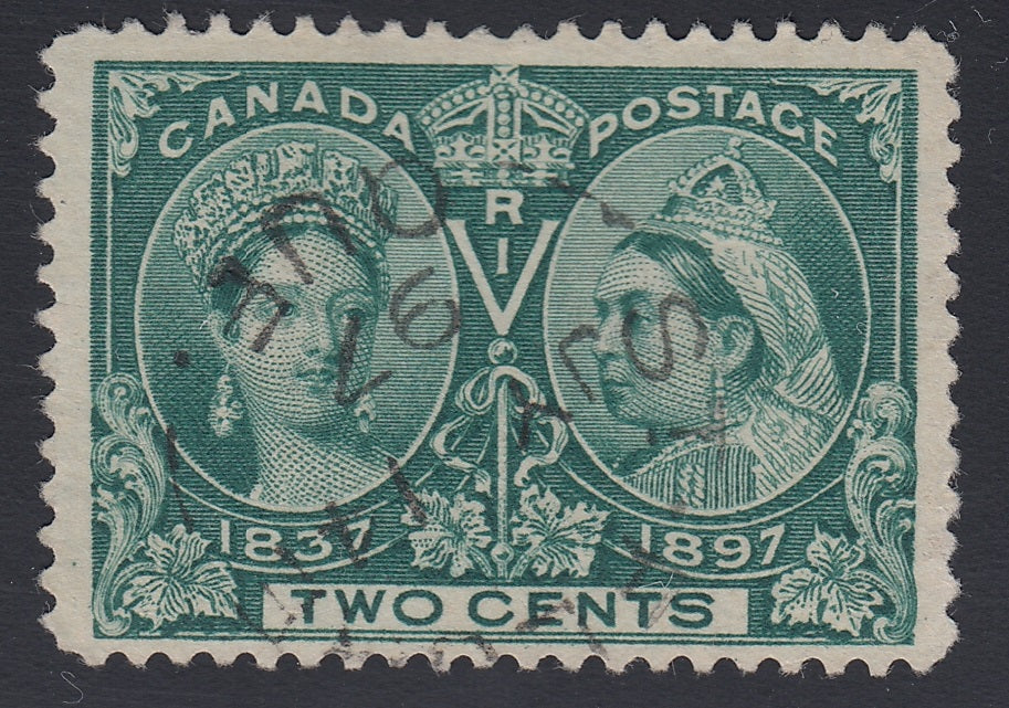 0052CA1802 - Canada #52 - Used Stitch Watermark, Greene Cert