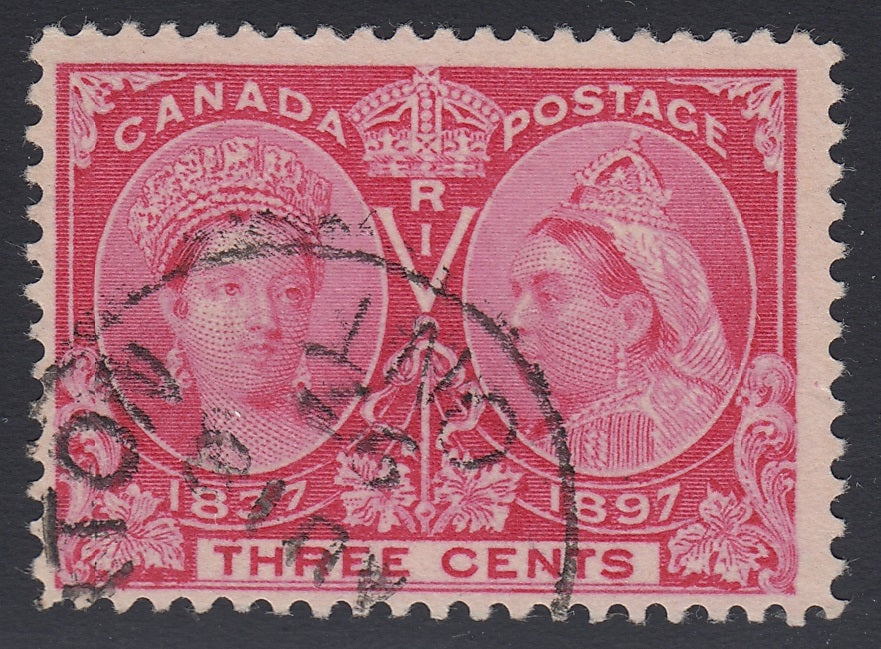 0053CA1802 - Canada #53 - Used Stitch Watermark