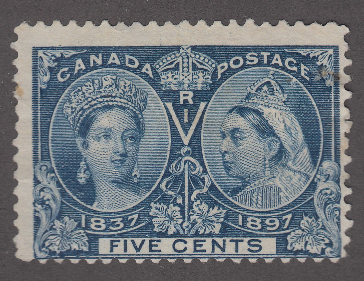 0054CA1808 - Canada #54ii - Mint, Major Re-Entry