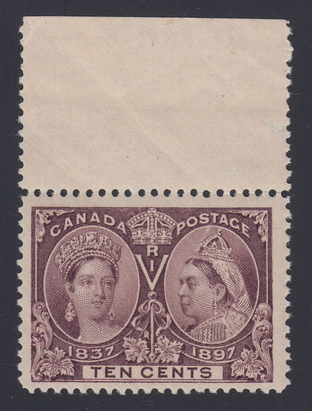 0057CA1710 - Canada #57i - Mint Major Re-Entry