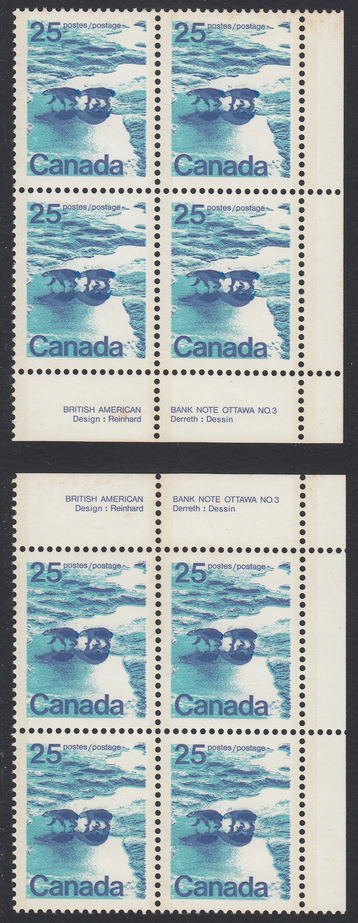 0597CA2103 - Canada #597aiii - Mint Block Set