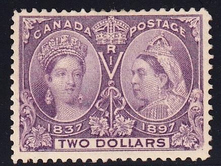 0062CA1708 - Canada #62 - Mint, Major Re-entry