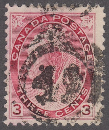 0078CA2012 - Canada #78 2 Ring Numeral Cancel &#39;43&#39;