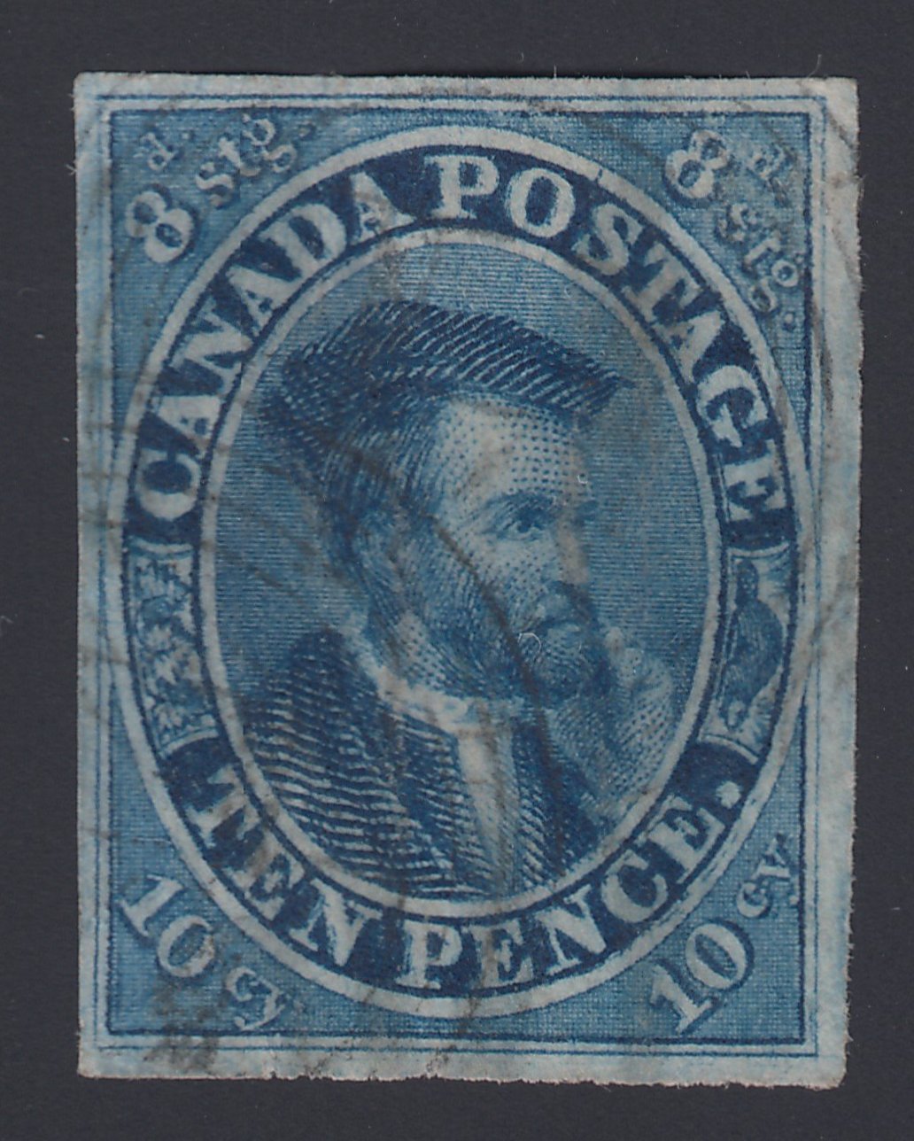 0007CA1808 - Canada #7iv - Used Strong Re-Entry
