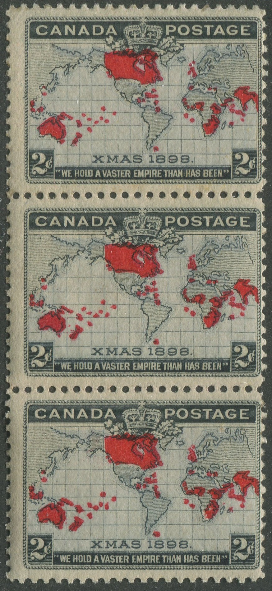 0085CA2302 - Canada #85 Mint Strip of 3
